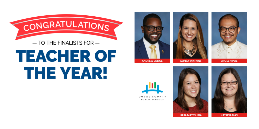 Finalists for the 2023 VyStar Duval County Teacher of the Year