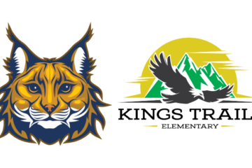 Annie R Morgan and Kings Trail elementary schools logos